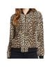Equipment 100% Silk Leopard Print Black Tan Jacket Size S - photo 4