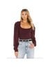 Free People Burgundy Purple Red Pullover Sweater Size XL - photo 1