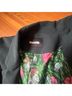 BlackMilk Floral Black Green Pink Blazer Size 12 - photo 4