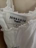 JESSAKAE 100% Cotton White Casual Dress Size 12 - photo 3