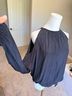 Ramy Brook 100% Polyester Black Blouse Size M - photo 4