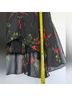 Hell Bunny Vixen 100% Polyester Floral Black Red Casual Dress Size XS - photo 13