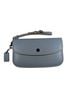 Coach 100% Leather Blue Leather Wristlet One size - photo 1
