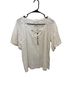 LoveRiche White Short Sleeve Blouse Size M - photo 1