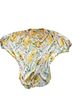 Jennifer Lopez Marled Multi Color Short Sleeve Blouse Size S - photo 1