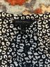 Banana Republic Animal Print Black White Bodysuit Size S - photo 3