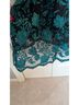 Guess 100% Polyester Floral Black Teal Cocktail Dress Size 14 - photo 5