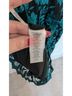 Guess 100% Polyester Floral Black Teal Cocktail Dress Size 14 - photo 4