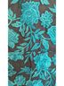 Guess 100% Polyester Floral Black Teal Cocktail Dress Size 14 - photo 6