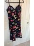 Guess 100% Polyester 8% Spandex 92% Nylon Floral Black Multi Color Cocktail Dress Size 14 - photo 11