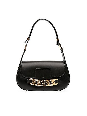 Valentino Medium Leather Vlogo Chain Shoulder Bag (view 1)