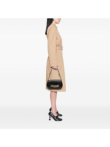 Valentino Medium Leather Vlogo Chain Shoulder Bag (view 2)