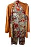 Attitudes by Renee Floral Multi Color Orange Green Red Brown Pink Jumpsuit Size XXS - photo 2