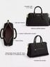 Coach 100% Leather Black Gold Satchel One size - photo 8
