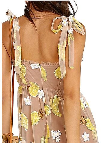 For Love & Lemons Fruitpunch mini sequin Cocktail Dress (view 2)