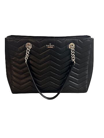 Kate Spade New York Quilted Chevron Tote Leather Tote (view 1)