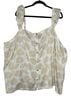 Torrid Floral White Yellow Sleeveless Blouse Size 5X - photo 2