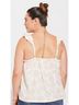 Torrid Floral White Yellow Sleeveless Blouse Size 5X - photo 3