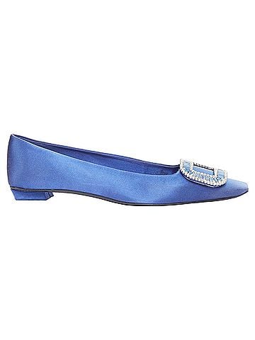 Roger Vivier Roger Vivier Dec Belle Strass crystal buckle flats (view 2)