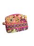 Vera Bradley Floral Pink Purple Makeup Bag One size - photo 1