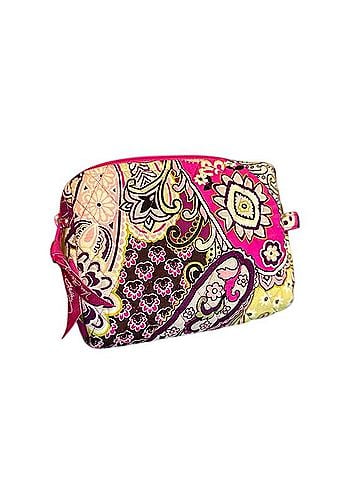 Vera Bradley Quilted Floral Makeup Bag Makeup Bag (view 2)