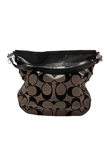 Coach Zoe Leather Shoulder Bag (view 1)