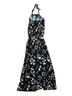 Veronica M. Floral Multi Color Blue Brown Jumpsuit Size XS - photo 2