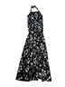 Veronica M. Floral Multi Color Blue Brown Jumpsuit Size XS - photo 1