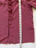 Sézane 100% Silk Pink Multi Color Blouse Size 6 - photo 11