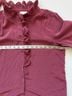 Sézane 100% Silk Pink Multi Color Blouse Size 6 - photo 10