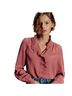 Sézane 100% Silk Pink Multi Color Blouse Size 6 - photo 1