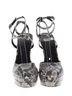 ASOS Snake Print Multi Color Heels Size 7 - photo 2