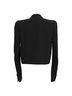 Balmain 100% Other Black  Balmain Button-Embellished Open Front Blazer in Black Viscose Size 4 - photo 3
