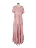 Fore 100% Rayon Solid Pink Cocktail Dress Size M - photo 2