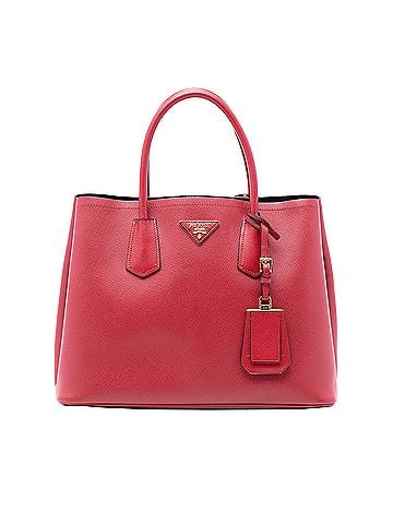 Prada Medium Saffiano Cuir Double Satchel (view 1)