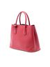 Prada 100% Leather Red Medium Saffiano Cuir Double Satchel One size - photo 3