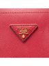 Prada 100% Leather Red Medium Saffiano Cuir Double Satchel One size - photo 2