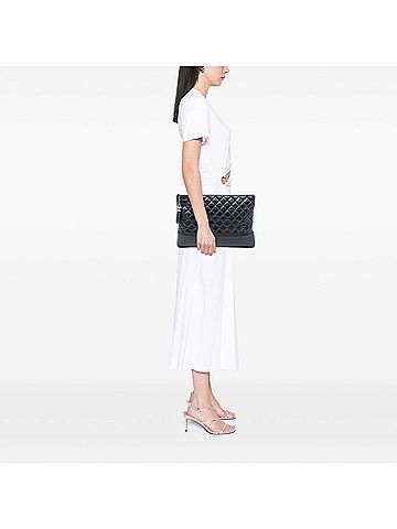 Chanel Large Aged Calfskin Gabrielle O Case Clutch (view 2)