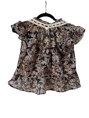Free People Short Sleeve Blouse (view 2)