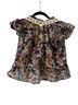 Free People Floral Multi Color Short Sleeve Blouse Size XS - photo 2
