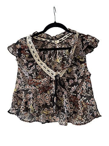 Free People Short Sleeve Blouse (view 1)