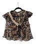 Free People Floral Multi Color Short Sleeve Blouse Size XS - photo 1