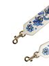 Dolce & Gabbana Basic 100% Leather Solid White White Blue Floral Leather Stud Accessory Shoulder Women's Strap One size - photo 3