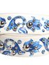 Dolce & Gabbana Basic 100% Leather Solid White White Blue Floral Leather Stud Accessory Shoulder Women's Strap One size - photo 2
