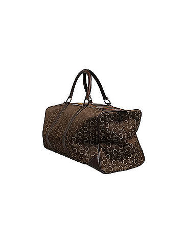 Céline Dark brown and Gold logo Women's duffel (view 2)