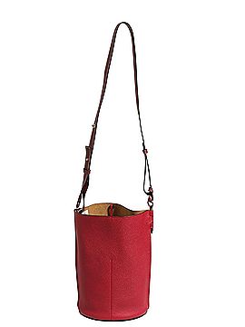 Loewe Gate Raspberry & Wine Leather Bucket Women's Bag (view 1)