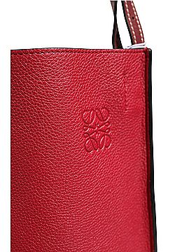 Loewe Gate Raspberry & Wine Leather Bucket Women's Bag (view 2)