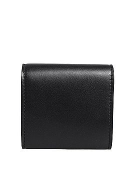 Dolce & Gabbana Basic Black Calfskin Leather Logo Print Bifold CoinPurse Women's Wallet (view 2)