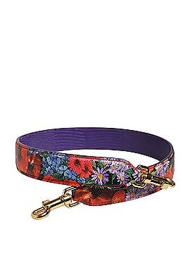 Dolce & Gabbana Basic Multicolor Floral Leather Bag Accessory Shoulder Women's Strap (view 1)
