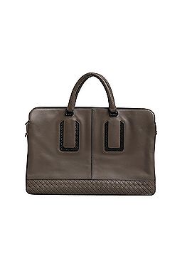 Bottega Veneta Getaway Intrecciato Leather Women's Briefcase (view 1)